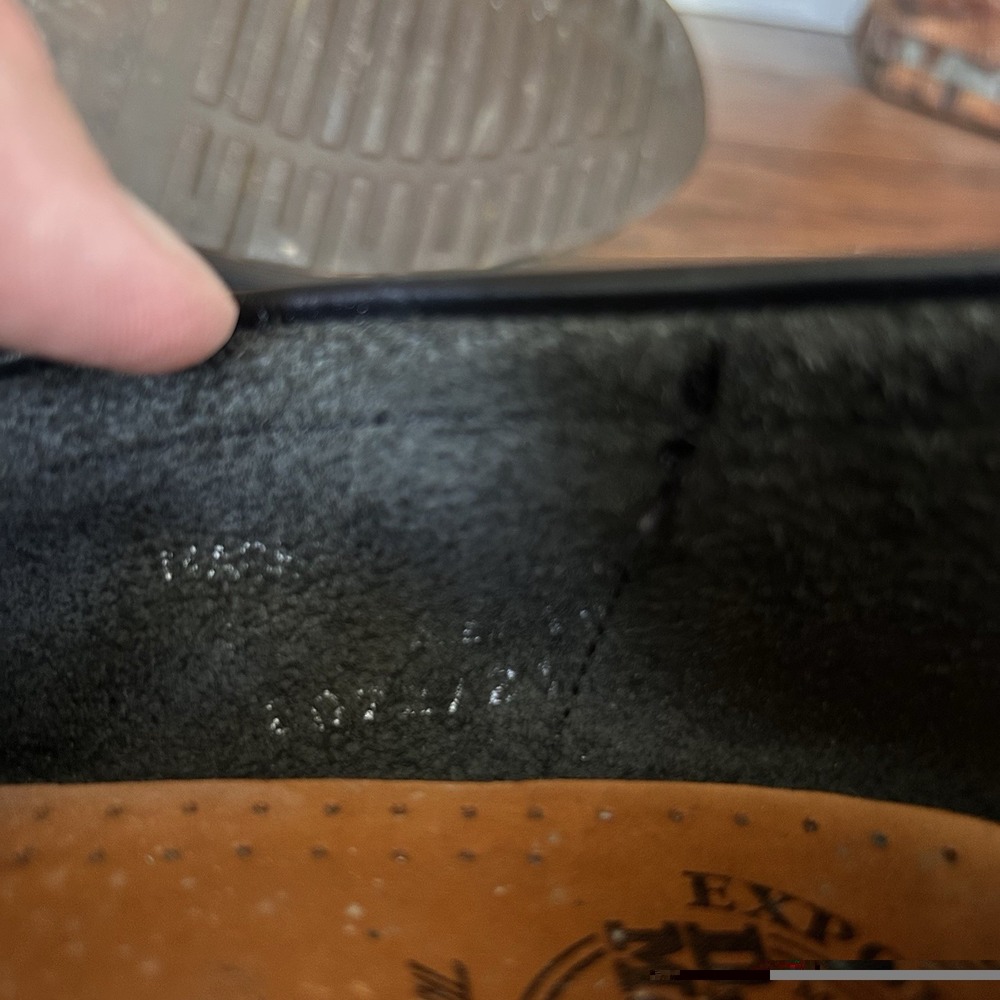 Dr. Martens Adrian Made in England Quilon Leather Tassel Loafers Mens 10 Black - Picture 6 of 6